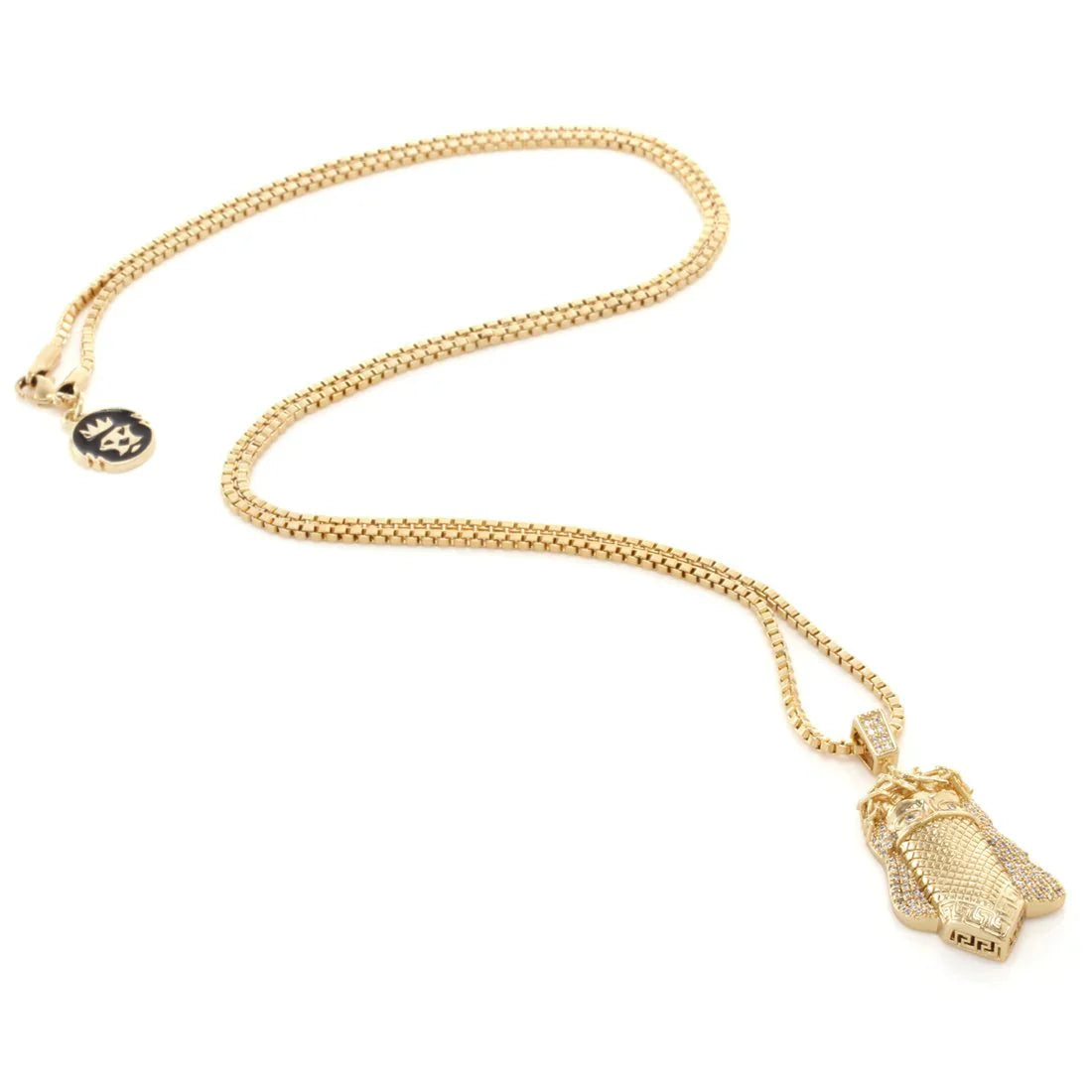 ICED MASKED JESUS NECKLACE