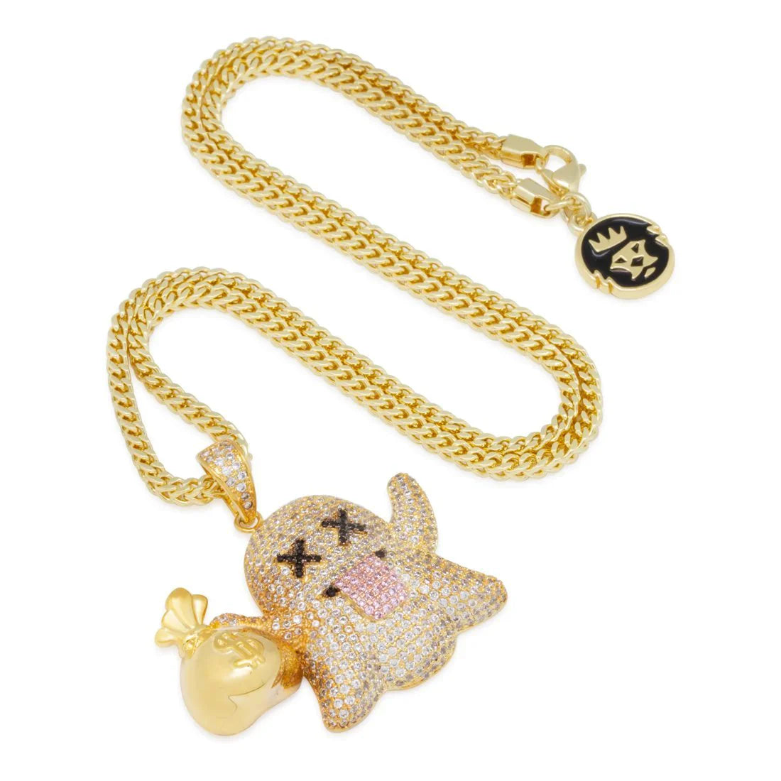 MONEY GHOST EMOJI NECKLACE