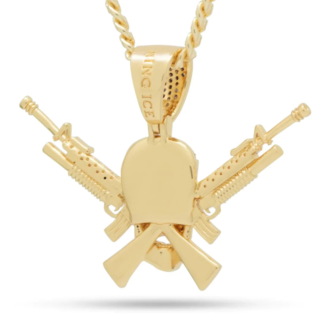 M16 JOLLY ROGER NECKLACE