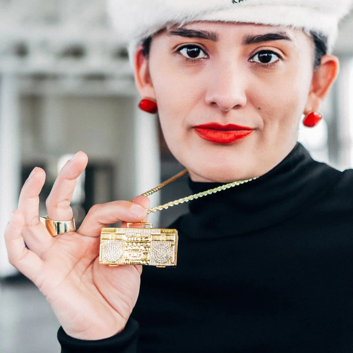 RUN DMC GHETTO BLASTER NECKLACE