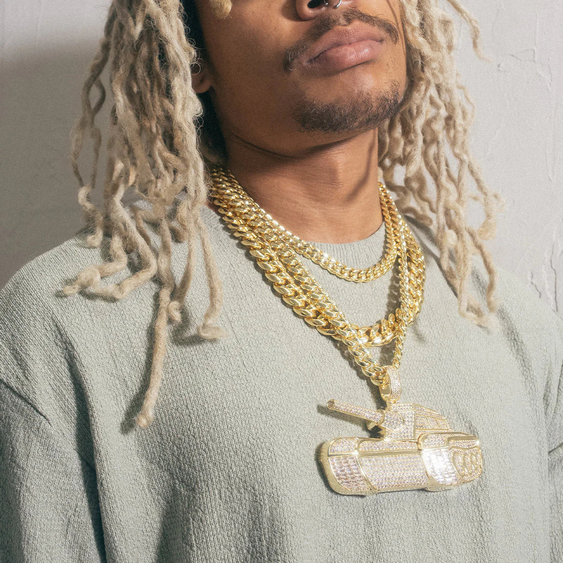 NO LIMIT RECORDS TRU TANK NECKLACE