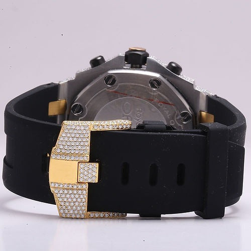 Iced out Audemars Piguet Royal Oak Offshore - Moissanite Diamond Watch