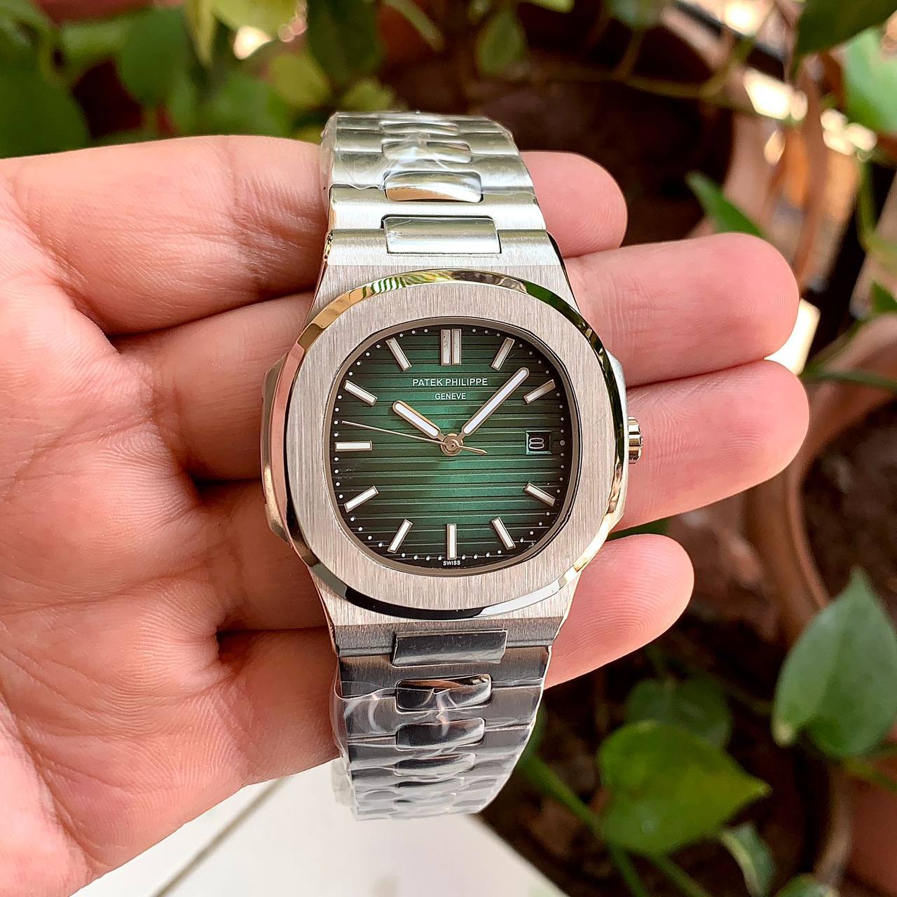Super Clone Patek Phillippe Nautilus Green Dial