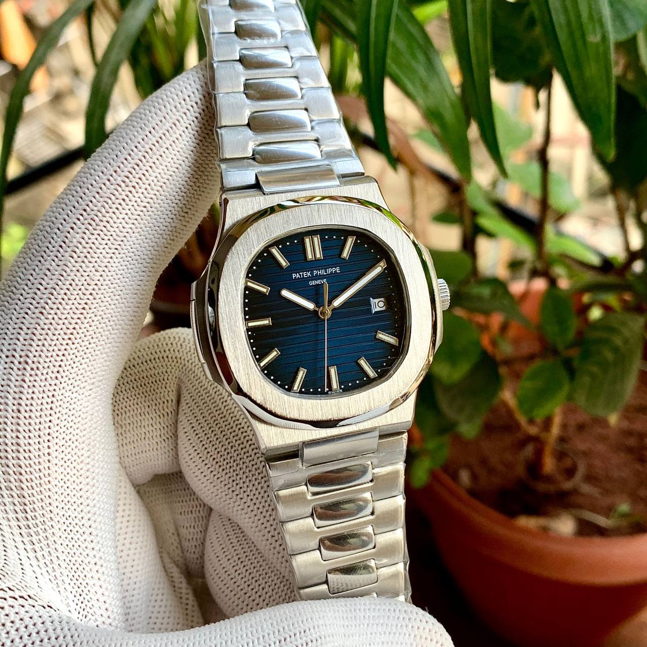 Super Clone Nautilus - Blue Dial