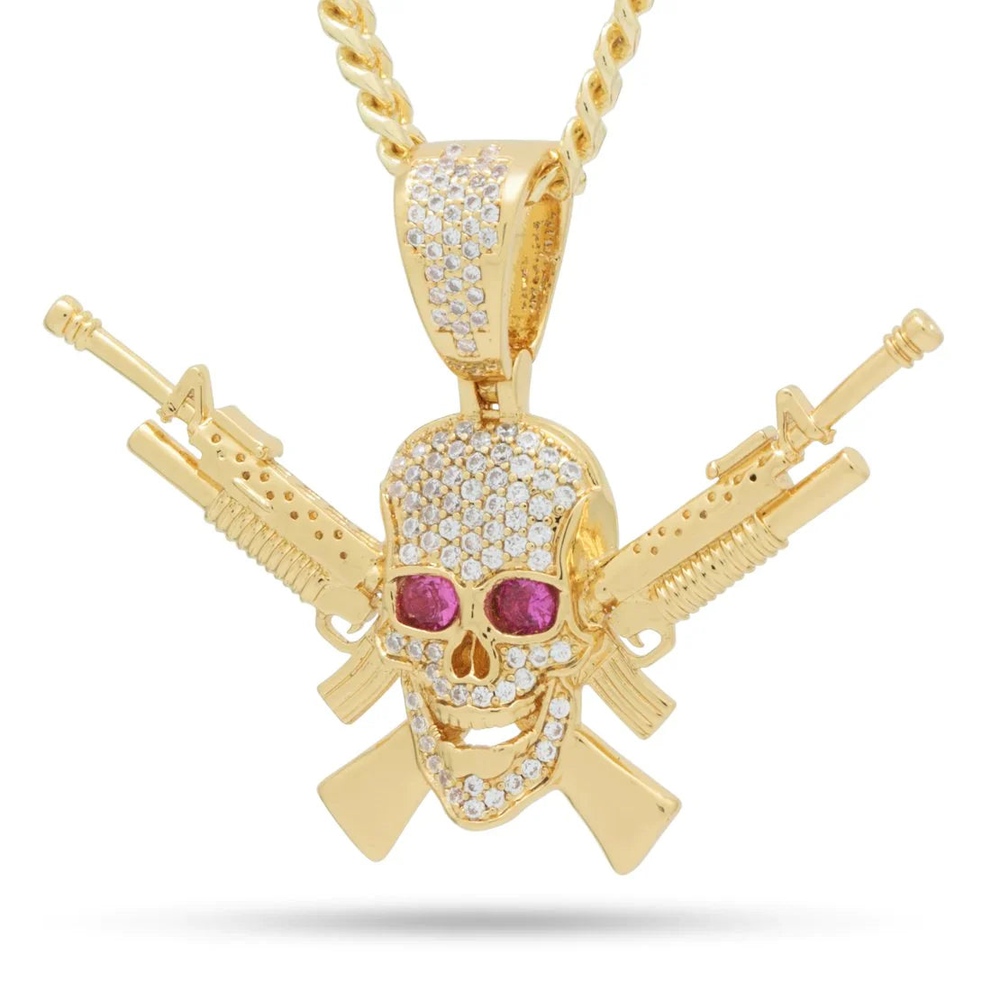 M16 JOLLY ROGER NECKLACE