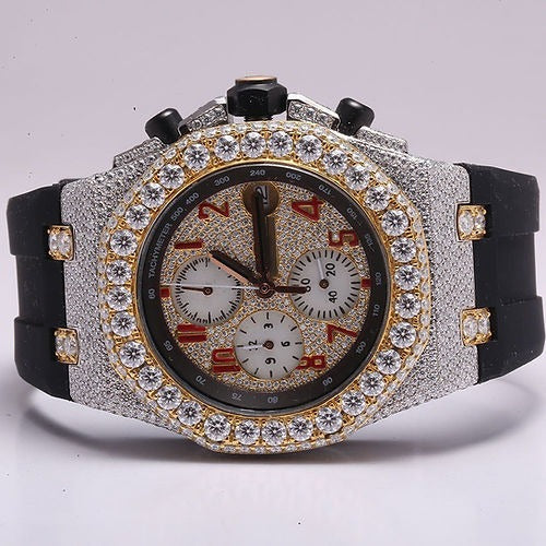 Iced out Audemars Piguet Royal Oak Offshore - Moissanite Diamond Watch