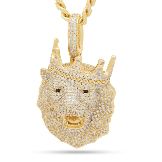 ICY ROYAL LION NECKLACE