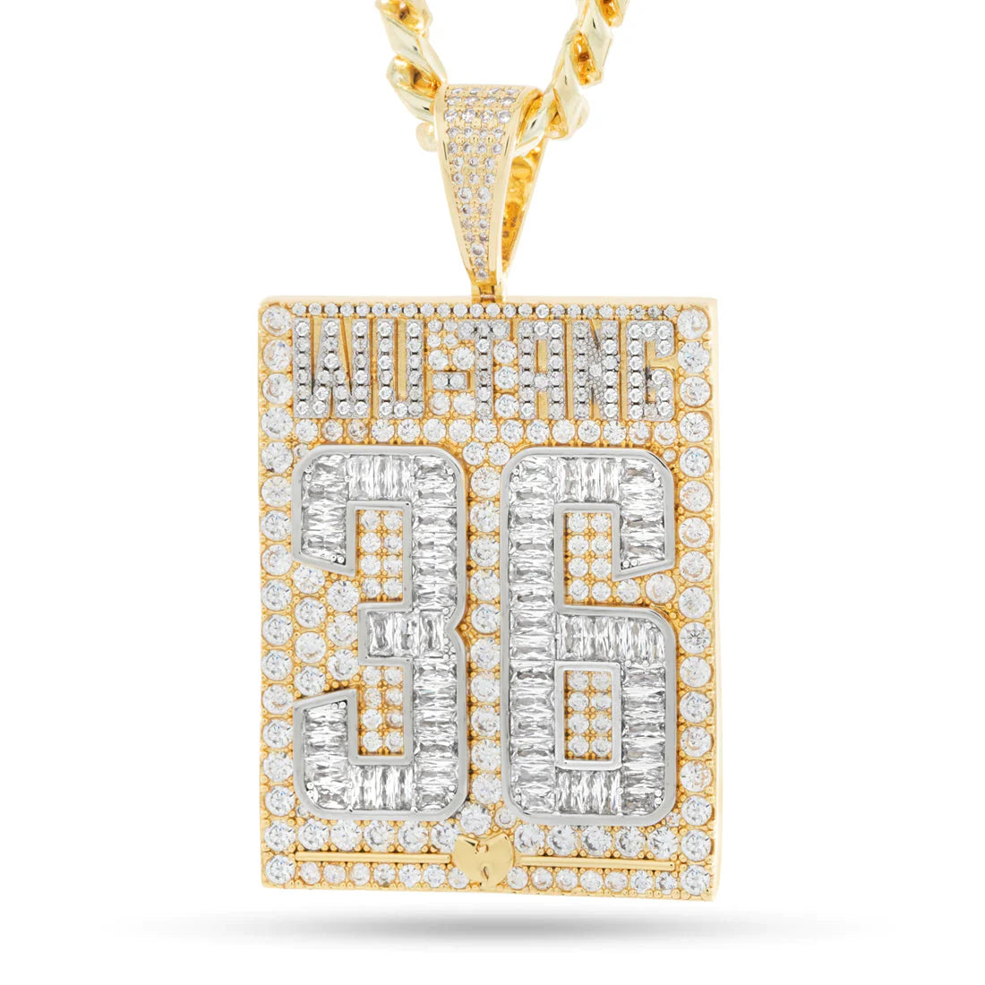 WU-TANG 36 CHAMBERS DOG TAG NECKLACE