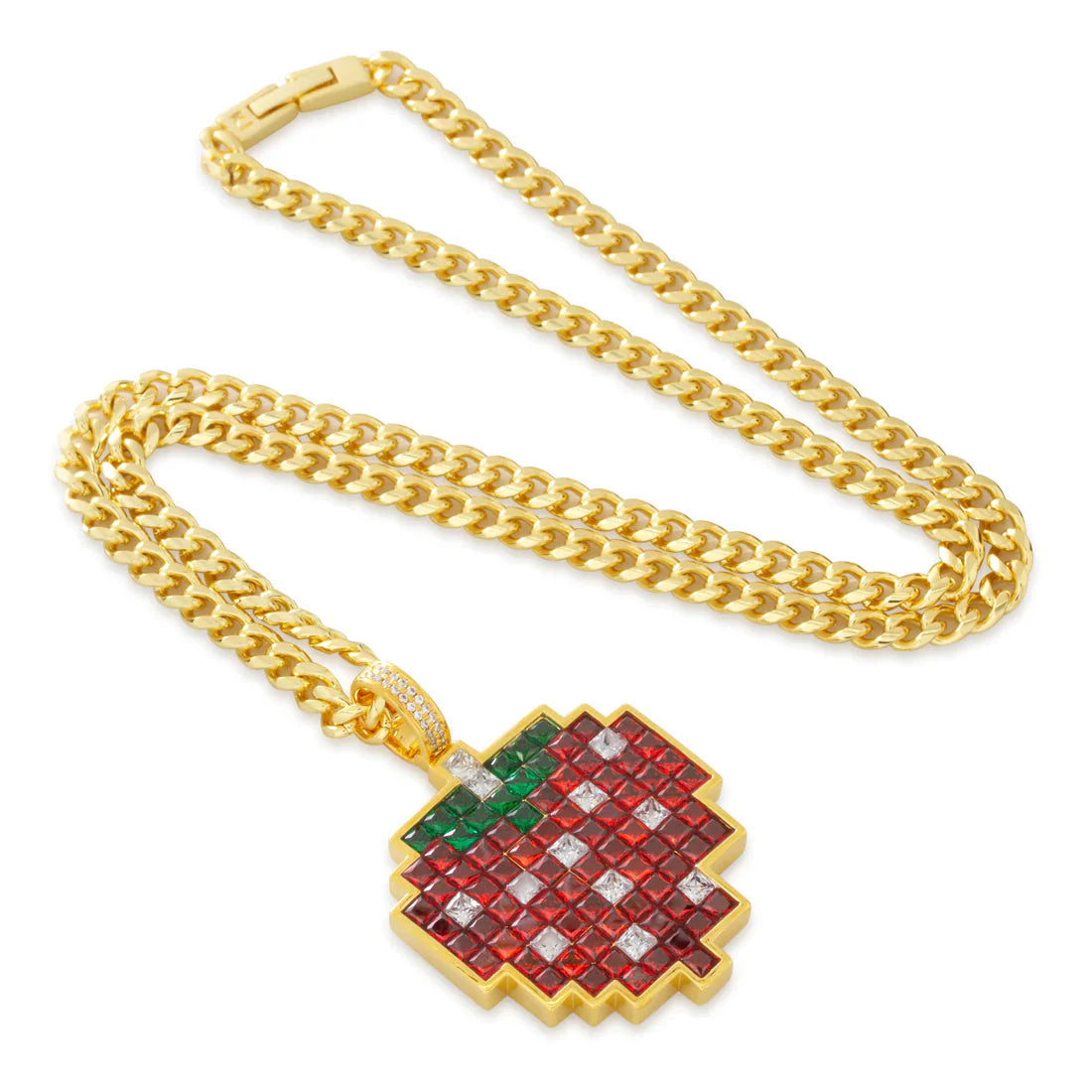 PIXEL LVL. 2 STRAWBERRY NECKLACE