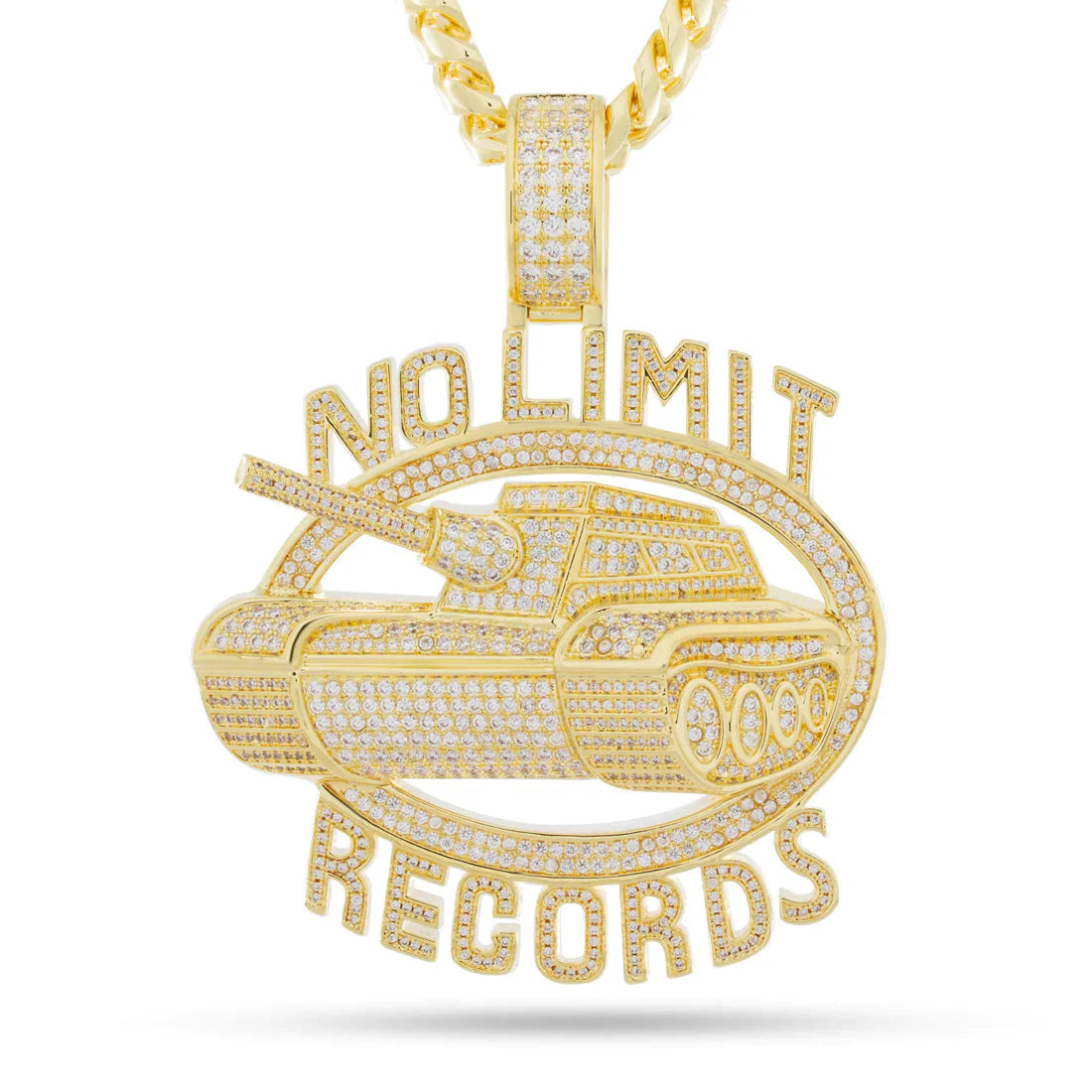 NO LIMIT RECORDS ICED 98 LOGO NECKLACE