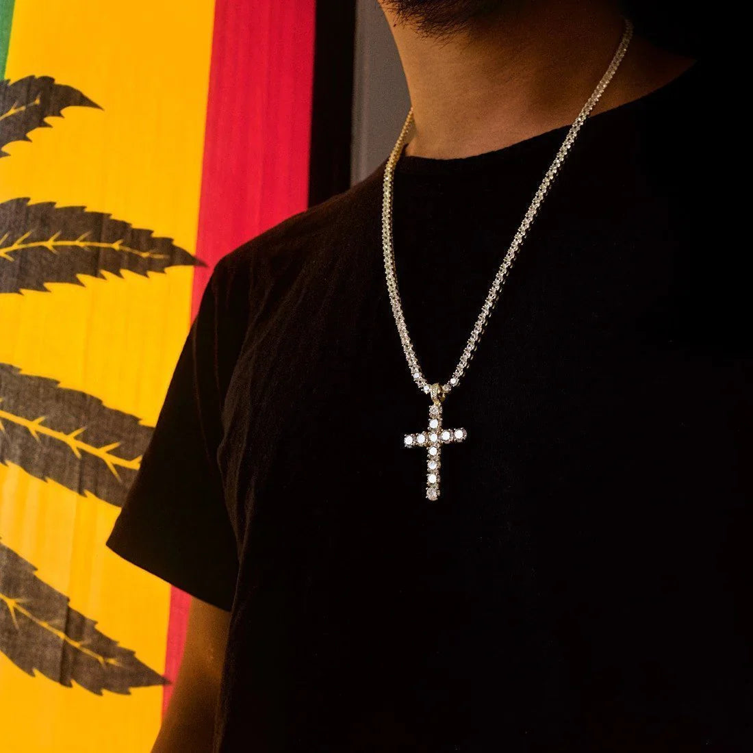 TENNIS CROSS NECKLACE