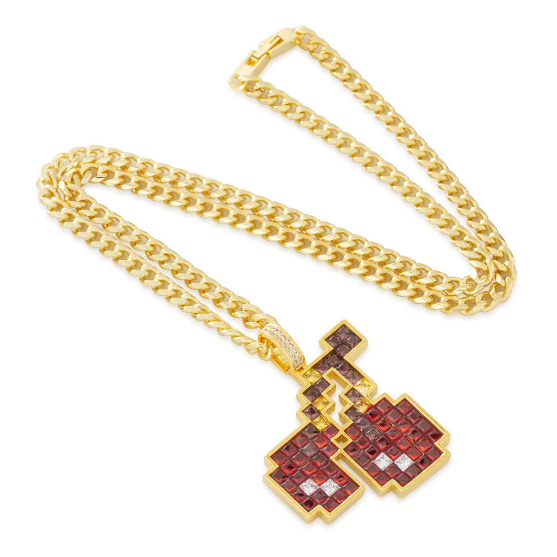 PIXEL BOUNCING CHERRY NECKLACE