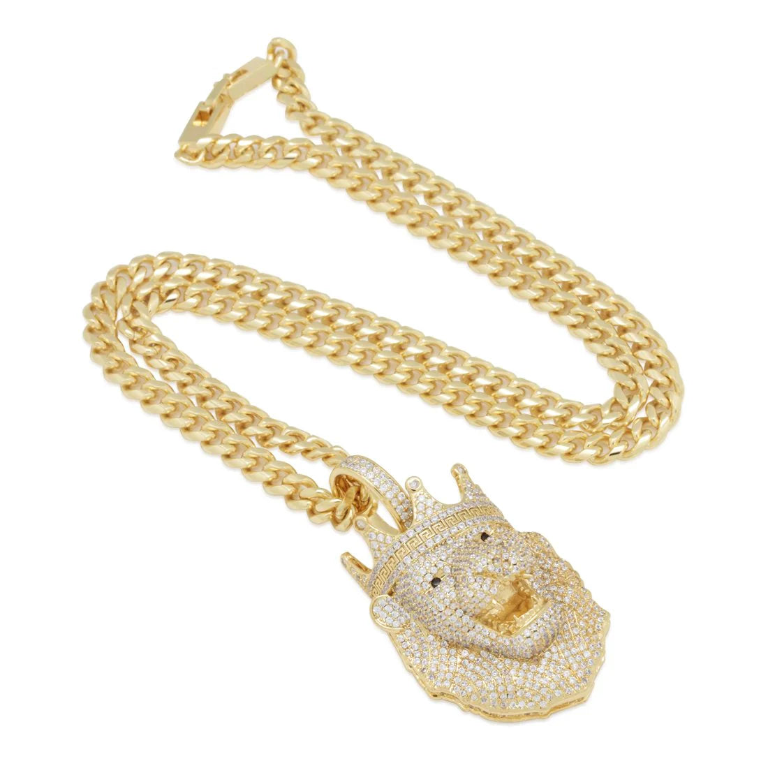 ICY ROYAL LION NECKLACE