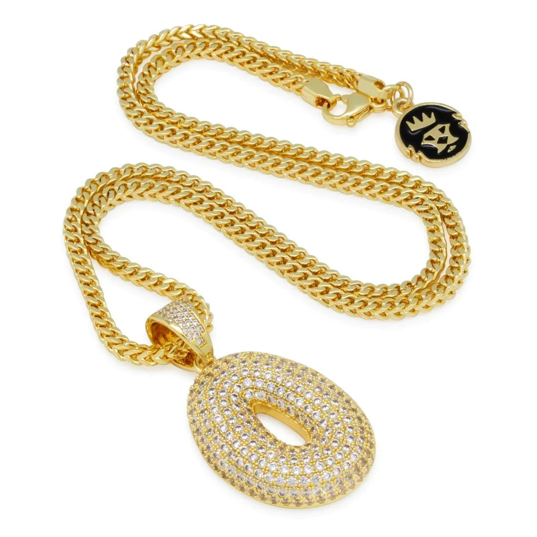 BUBBLE LETTER O NECKLACE