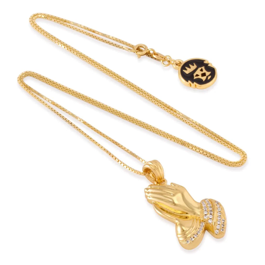 PRAYING HANDS EMOJI NECKLACE