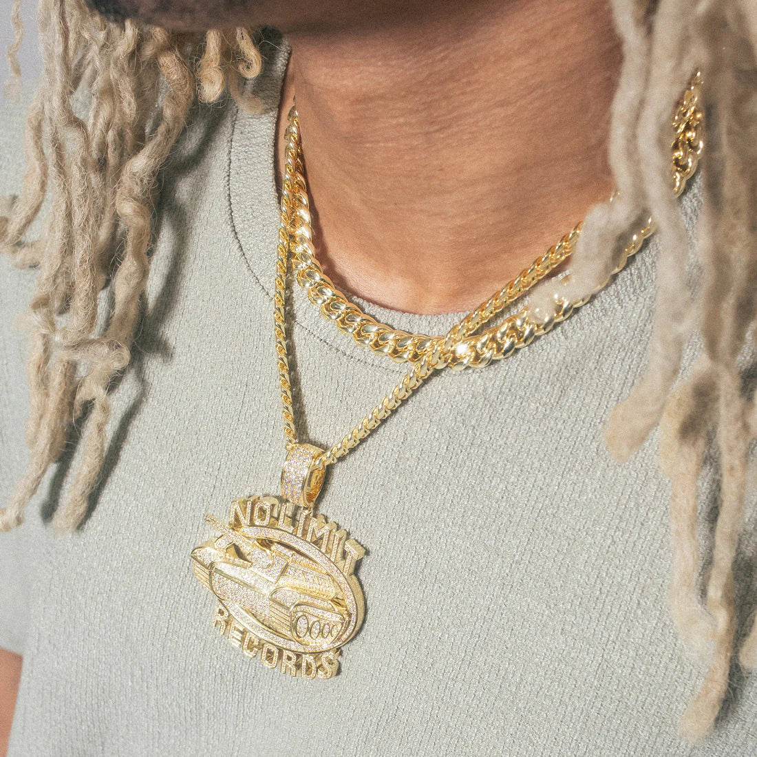 NO LIMIT RECORDS ICED 98 LOGO NECKLACE