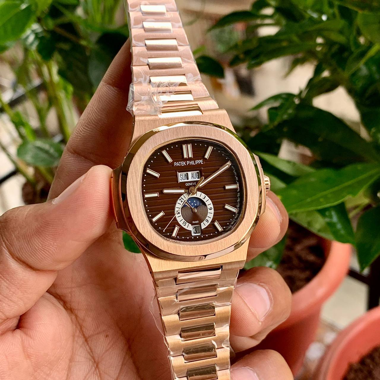 Super Clone Patek Phillippe Nautilus Brown Dial