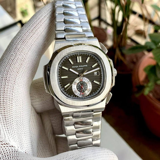 Super Clone Patek Phillippe Nautilus Black Dial