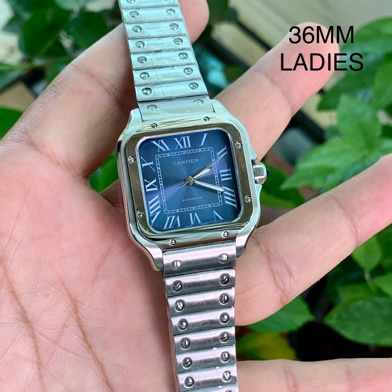Santos De Cartier - Blue Dail for Female