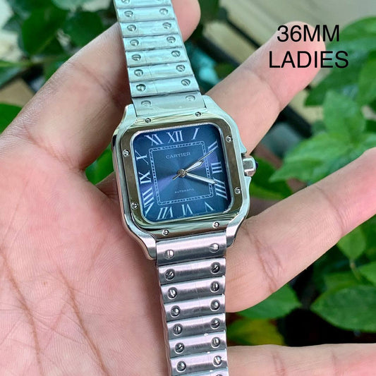 Santos De Cartier - Blue Dail for Female