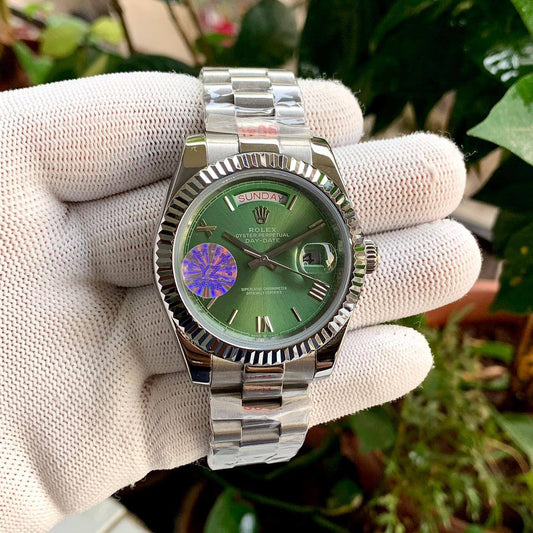 Super Clone Rolex Datejust - green shade dial